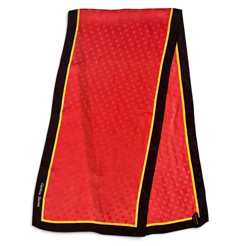 Carolina Herrera vibrant silk